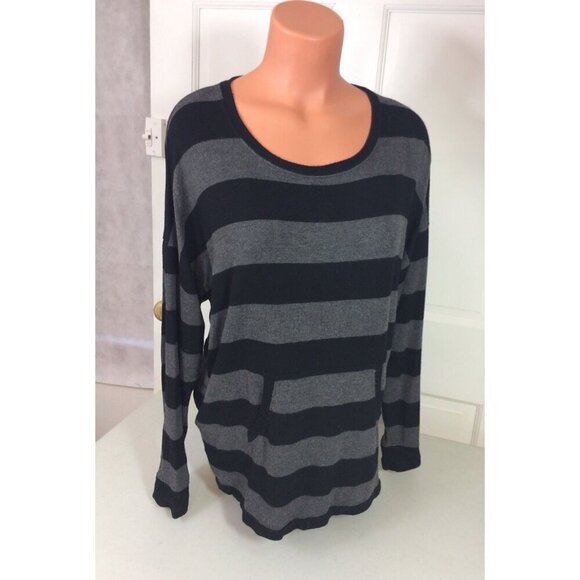 Kensie Striped Top Womens Medium - Picture 1 of 5